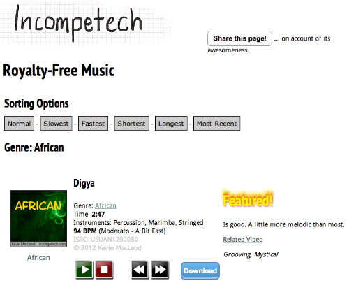 20 sitios para bajar música con licencia Creative Commons 20 sitios para bajar música con licencia Creative Commons
