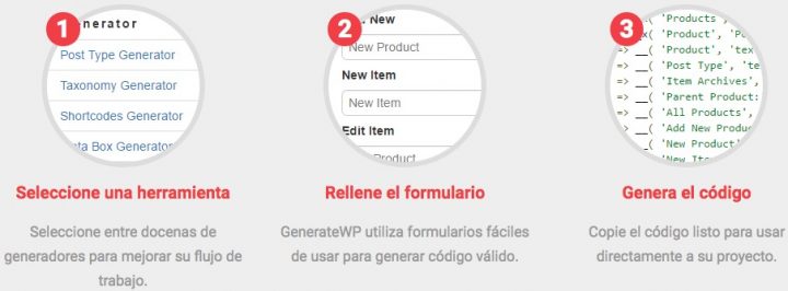 Genera código de WordPress rápidamente con Generate WP Genera código de WordPress rápidamente con Generate WP