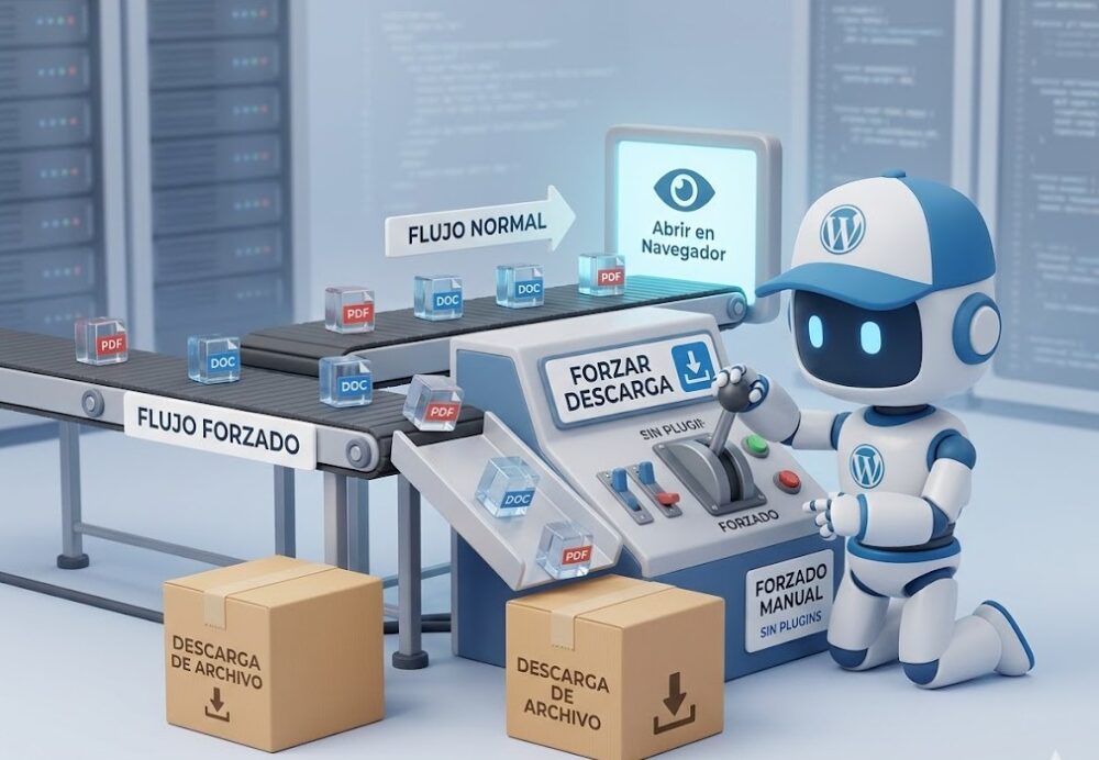 Forzar la descarga de Archivos en Wordpress sin plugins (muy fácil) 1