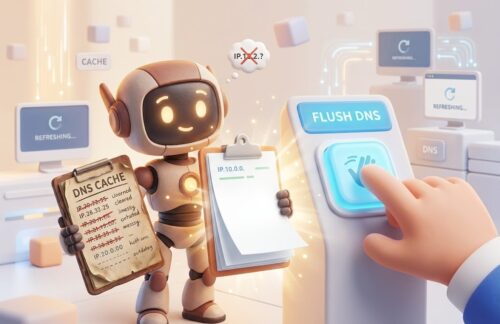 El Blog de Santos Guerra 3 Ilustracion que explica como es un Flush DNS