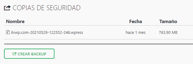 Archivos con extensión .wpress