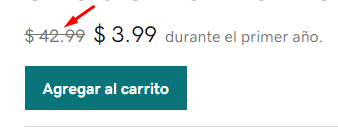 precio de renovación de un dominio