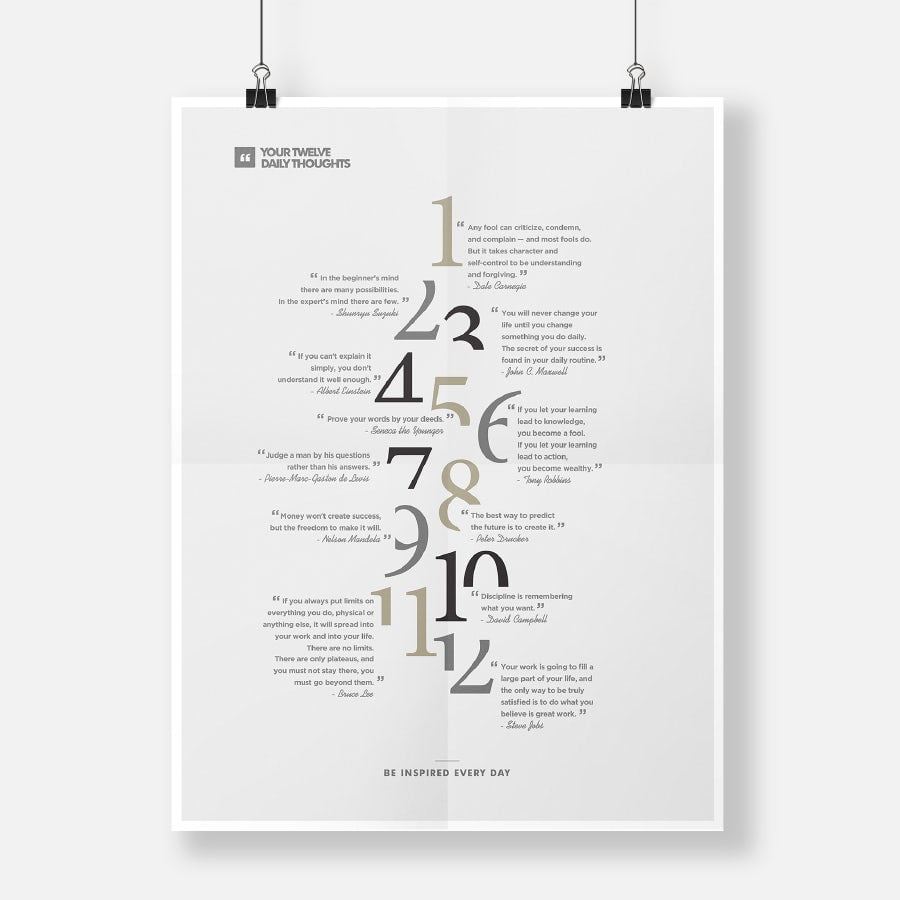 8 Principios del Diseño Gráfico 5 Cartel diseñado con puras tipografías