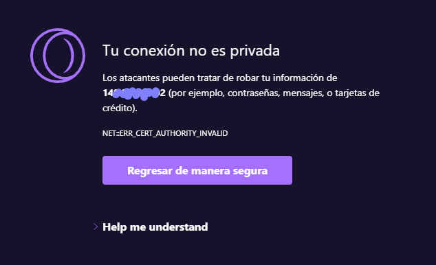 Cómo omitir la advertencia del navegador para certificados SSL/TLS autofirmados 12