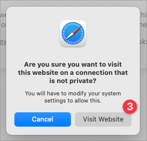 Cómo omitir la advertencia del navegador para certificados SSL/TLS autofirmados 4