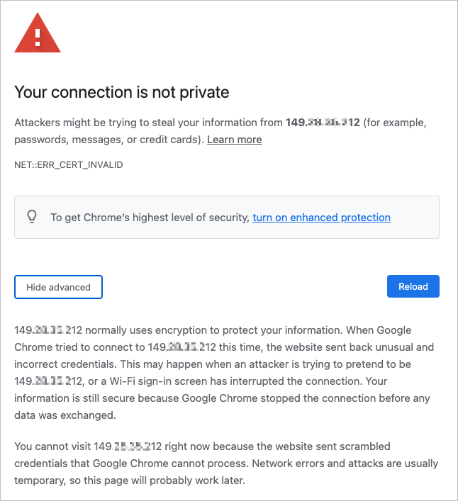 Cómo omitir la advertencia del navegador para certificados SSL/TLS autofirmados 7